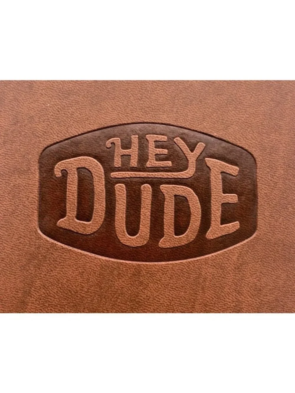 Hey Dude Castelli Leatherette Journal Notebook Lined Pages Made Italy Brown